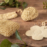 Soft round exfoliating cushion