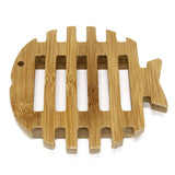 Wooden Soap Fish Dish